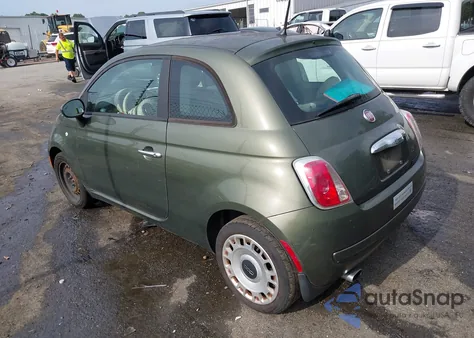2012 Fiat 500 Pop из США, поврежденный, VIN 3C3CFFAR7CT280782